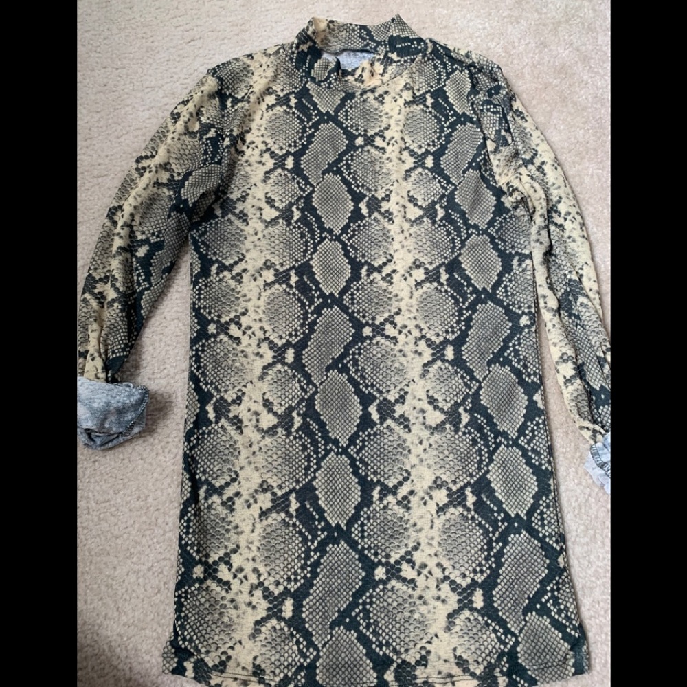 Top shop animal print top